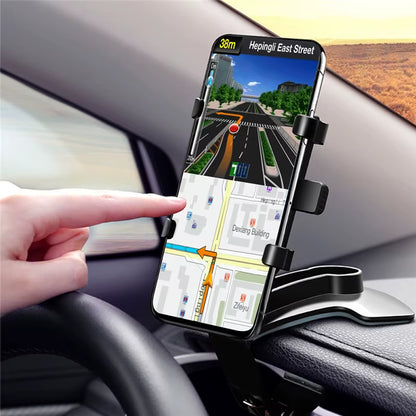 3 in 1 Car Phone Holder Dashboard Rearview Mirror Mobile Phone GPS Navigation Bracket Adjustable Auto Phone Holder for Iphone 13