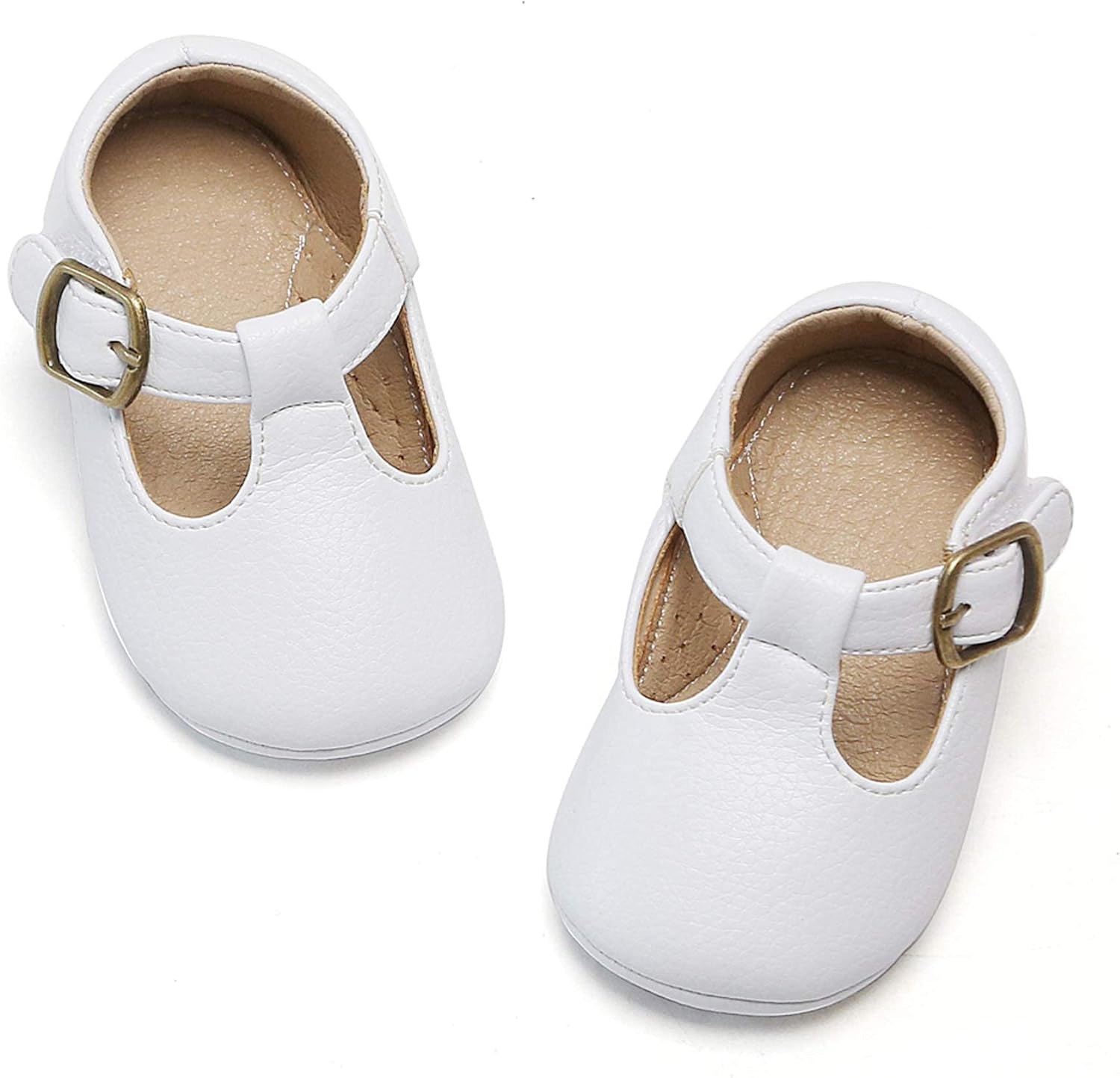 Soft Sole Leather Baby Shoes - Infant Baby Walking Shoes Moccasinss Rubber Sole Crib Shoes