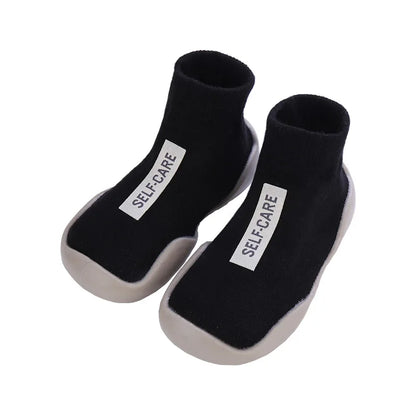 Baby Sock Shoes anti Slip Toddler First Walking Shoe Child Infant Floor Booties Newborn Rubber Sole Indoor Slippers for Boy Girl